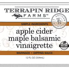 Apple Cider Maple Balsamic Vinaigrette 12oz