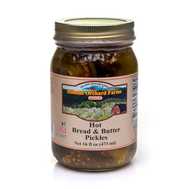 NEW! Hot Bread & Butter Pickles 16oz