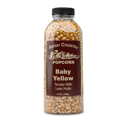 Baby Yellow Popcorn (Tender w/ Less Hulls) 14oz