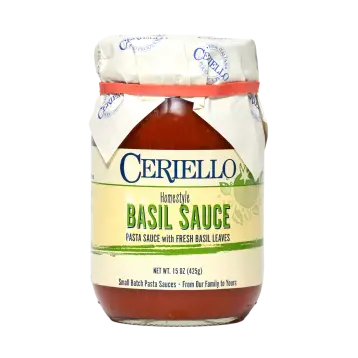 NEW!  Homemade Basil Sauce 15oz