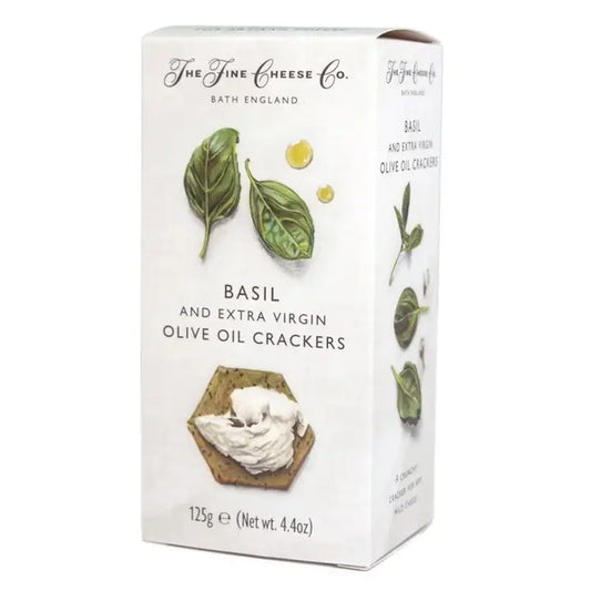 NEW!  Basil & Extra Virgin Olive Oil Crackers