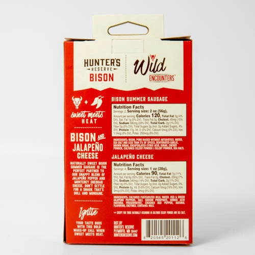 Bison Sausage & Jalapeno Pepper Cheese Gift Set