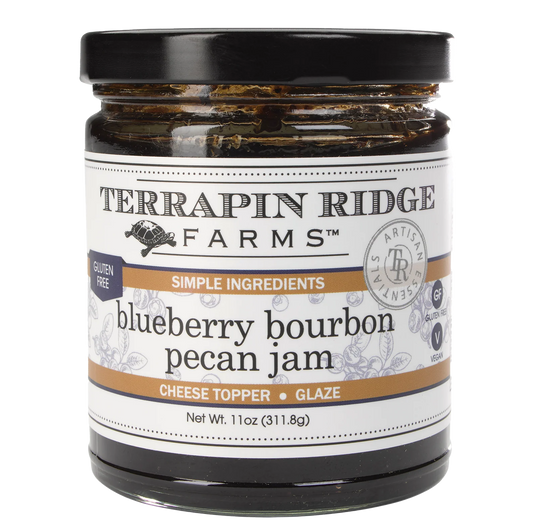 Blueberry Bourbon Pecan Jam  11oz