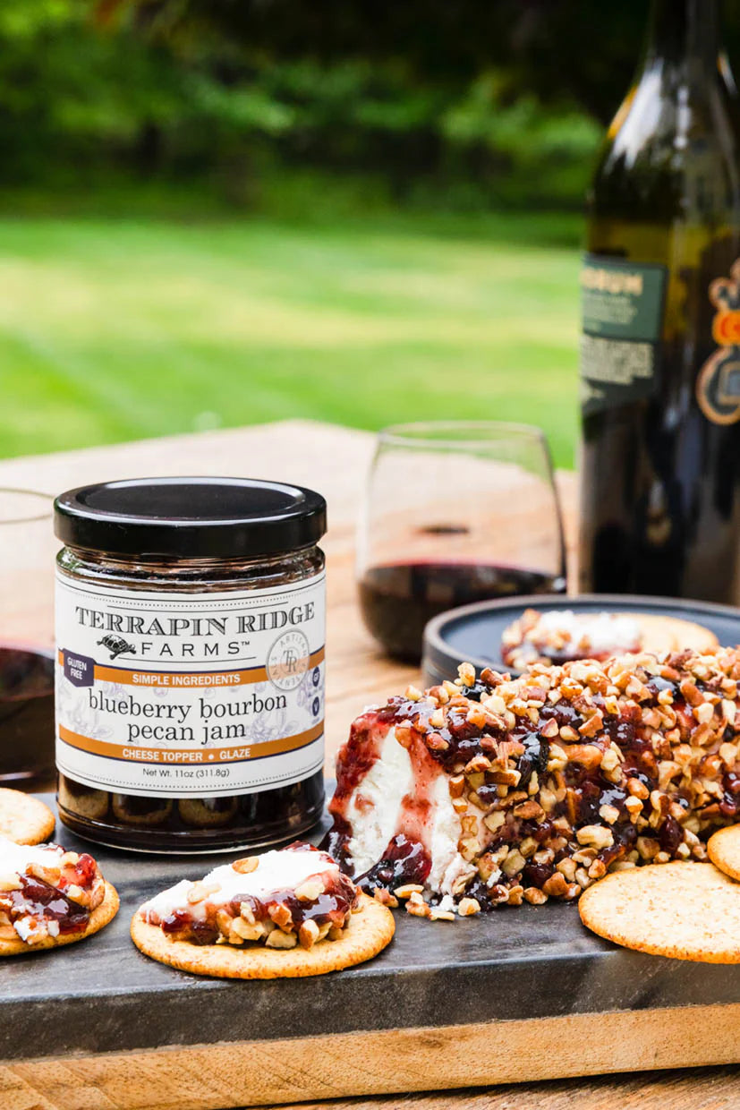 Blueberry Bourbon Pecan Jam  11oz