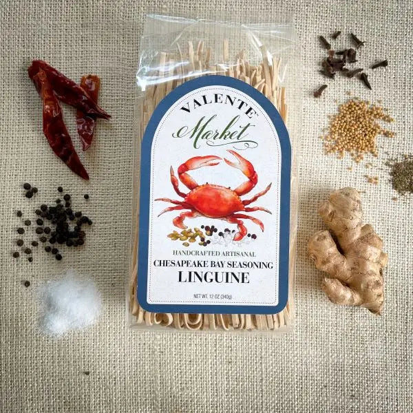 NEW!  Chesapeake Bay Seasoning Linguine /Dry Specialty Pasta