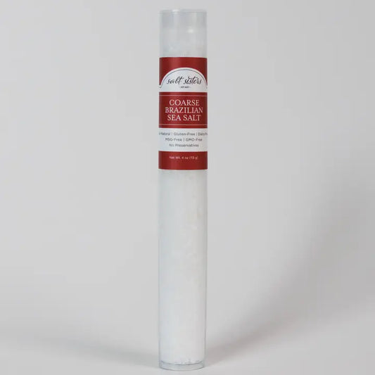 NEW! Sea Salt - Brazilian Coarse - Grinder Tube Refill - 4 oz
