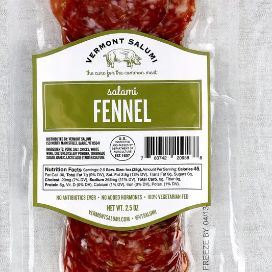 NEW! Fennel Sliced Salami