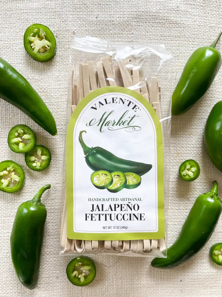 NEW!  Jalapeno Pepper Fettuccine / Dry Pasta / Specialty Pasta