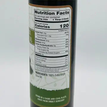 NEW!  100% Greek Extra Virgin Olive Oil 16.9oz