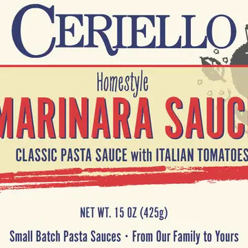 NEW!  Homemade Marinara Sauce 15oz