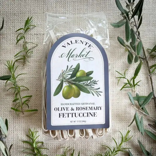 NEW!  Rosemary Olive Fettuccine / Dry Pasta / Specialty Pasta