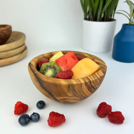 NEW!  Small Olive Wood Snack Bowls