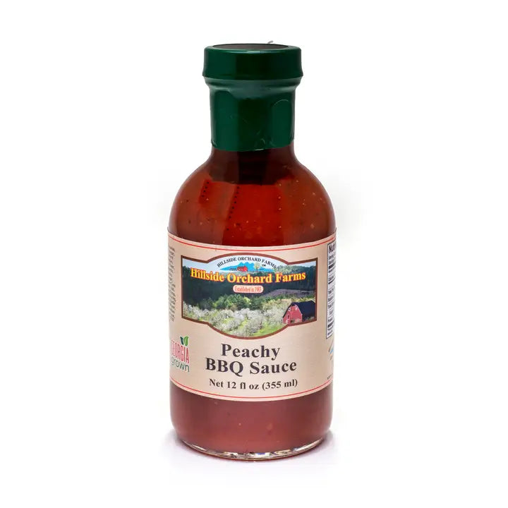 NEW!  Peachy BBQ Sauce 12oz