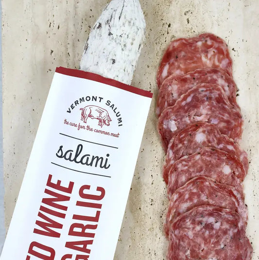 NEW! Red Wine & Garlic Salami Chub