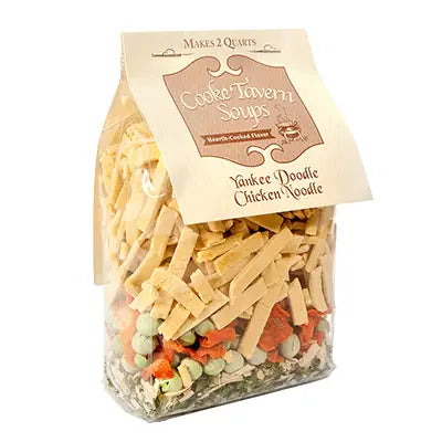 Yankee Doodle Chicken Noodle Soup (makes 2 quarts)